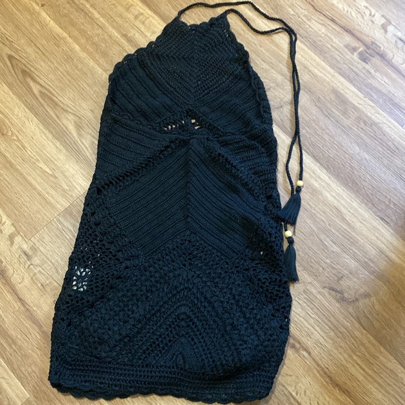 Spell Palm Springs Crochet halter mini dress Size Small/Medium - Picture 7 of 7